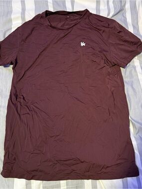 YoungLA Maroon Short Sleeve Performance 423 Zephyr Conpression Tee